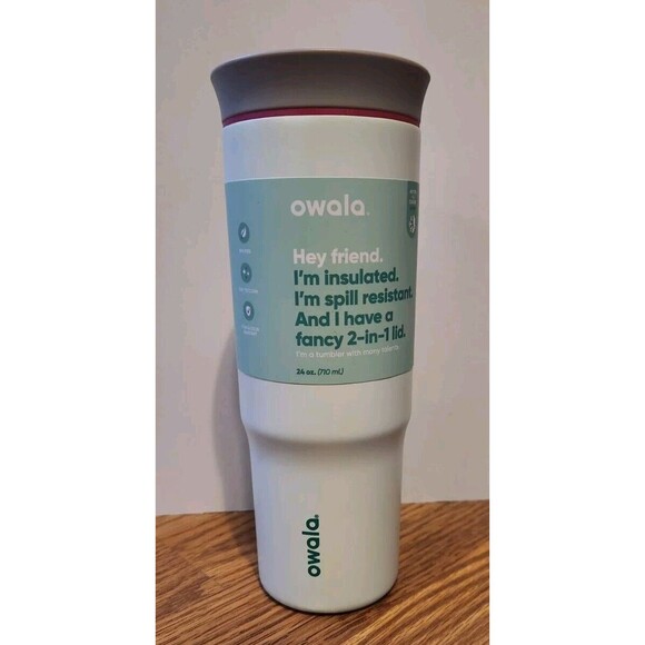 Owala Tumbler 24 oz Alpine Sport Stainless Steel with lid - No Straw - Picture 1 of 4